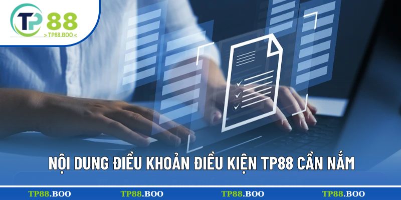 Cập nhật nội dung các điều khoản chính