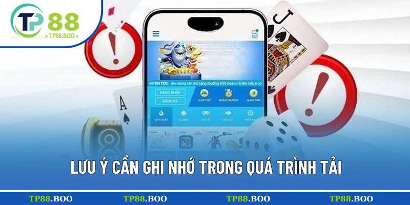Vài lưu ý khi tiến hành theo quy trình
