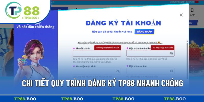 Chia sẻ các thao tác tạo tài khoản cụ thể